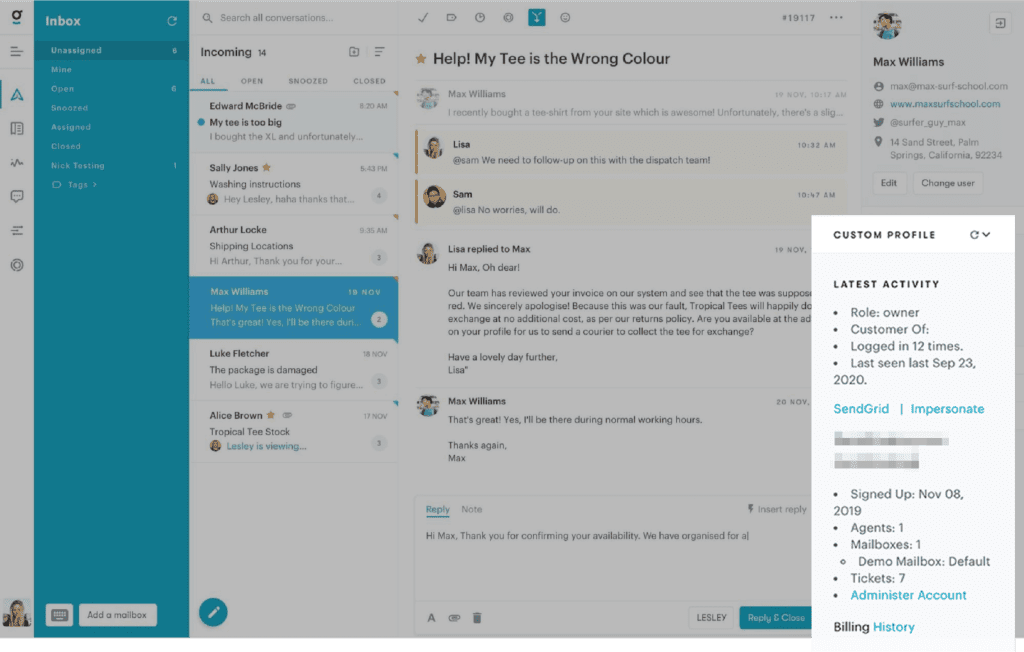 Integración de perfiles personalizados de Groove