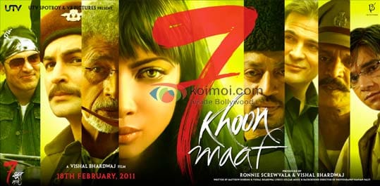 7 Revisión de Khoon Maaf - Koimoi