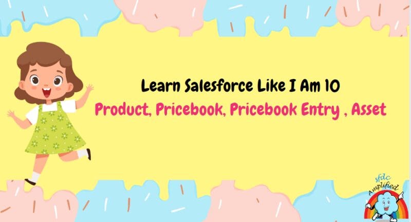 Aprenda Salesforce Like I Am 10 Producto, libro de precios, entrada de libro de precios, activo