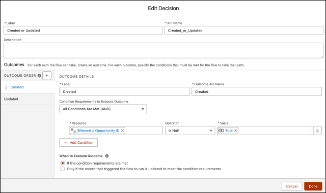 Validaciones personalizadas mediante flujos activados por registros