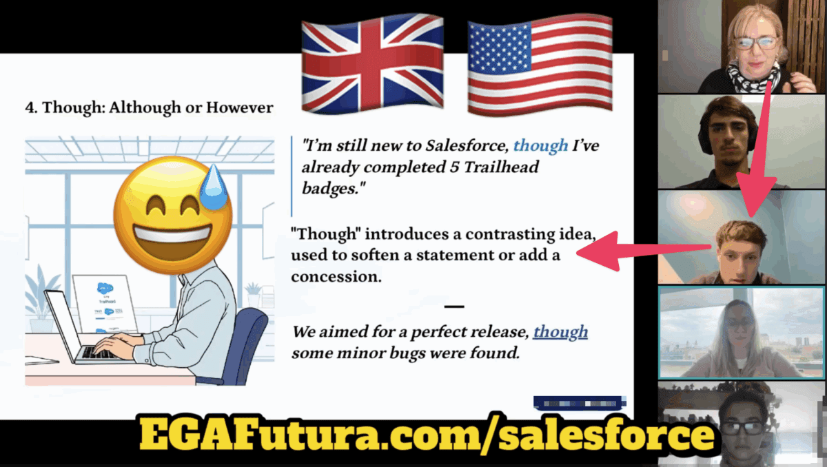 inglés para Salesforce » Ejercicios de Comprensión y Aplicación 😻