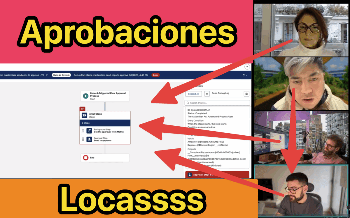 Masterclass de Salesforce » Intro a los Procesos de Aprobación con Flow 2/3